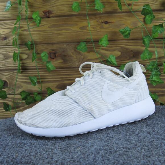 Nike Women's Roshe One Sneaker White Fabric Sz 8.5‎ Medium Used 2025 - Picture 1 of 6